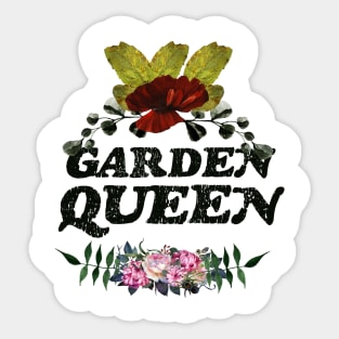 Garden Queen Gardening Flowers Women Sticker